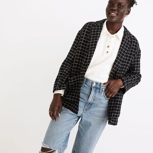 Madewell windowpane blazer size XS
